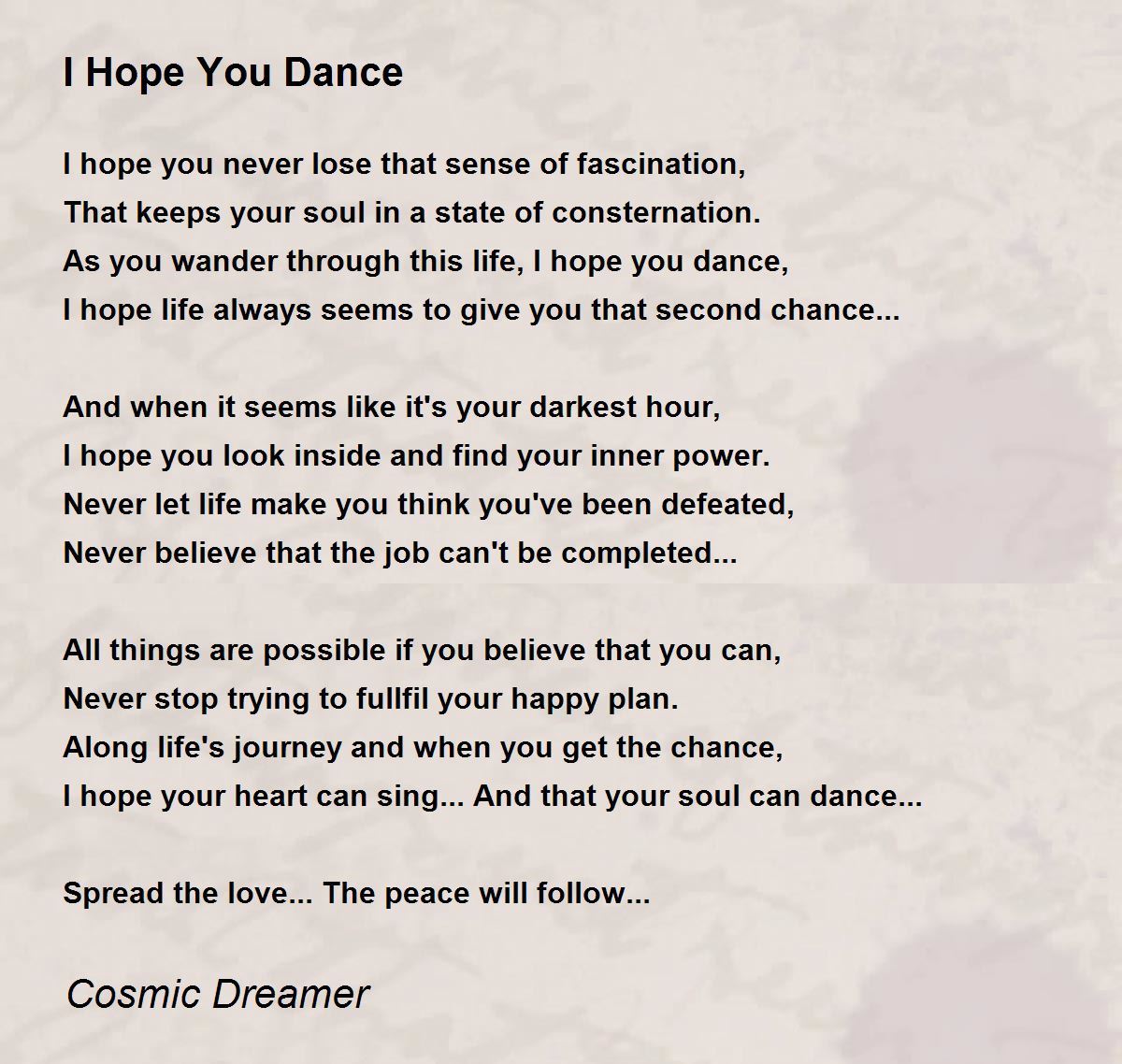 i hope you dance lyrics