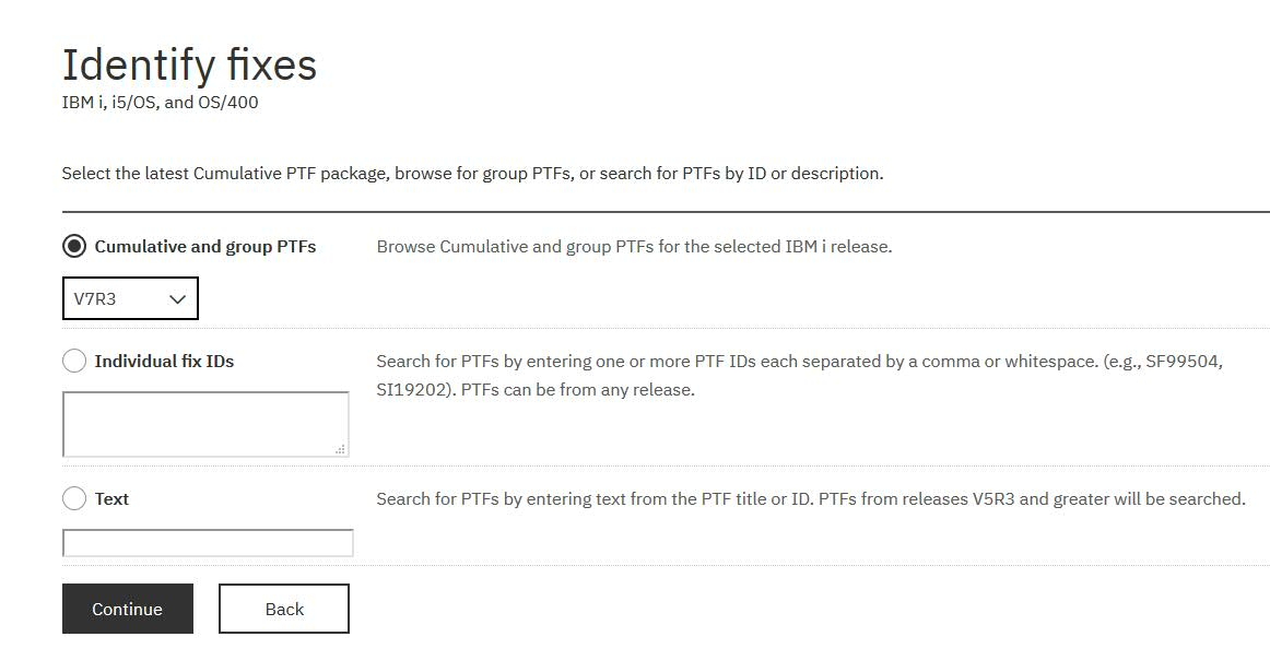 ibm fix central