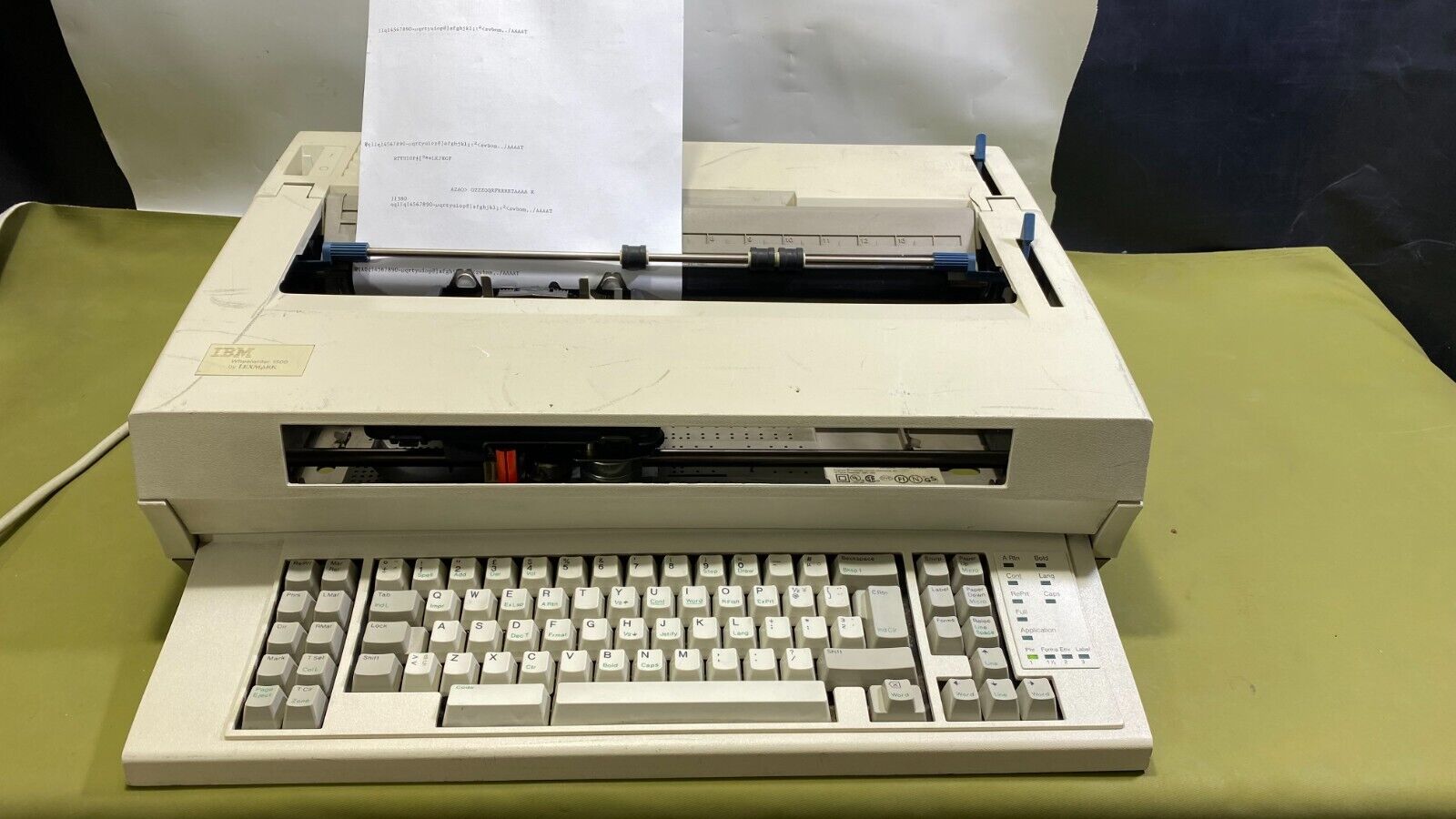 ibm wheelwriter 1500