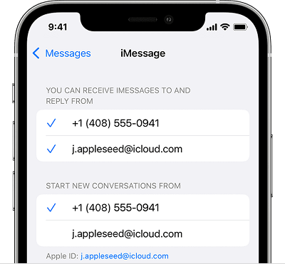 icloud number change