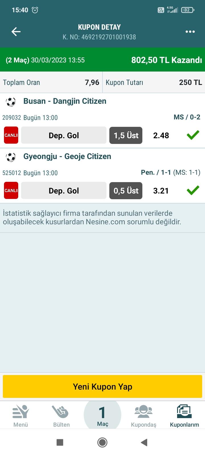 iddaa sonuç hesaplama