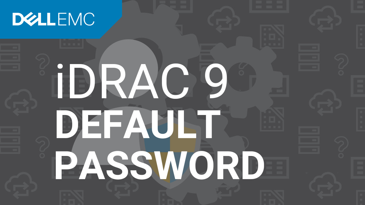 idrac default password