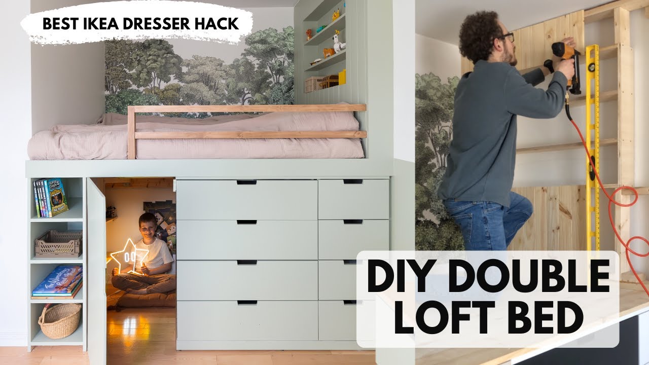 ikea bed hack storage