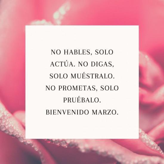 imagenes de marzo con frases