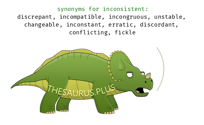 inconsistent synonym