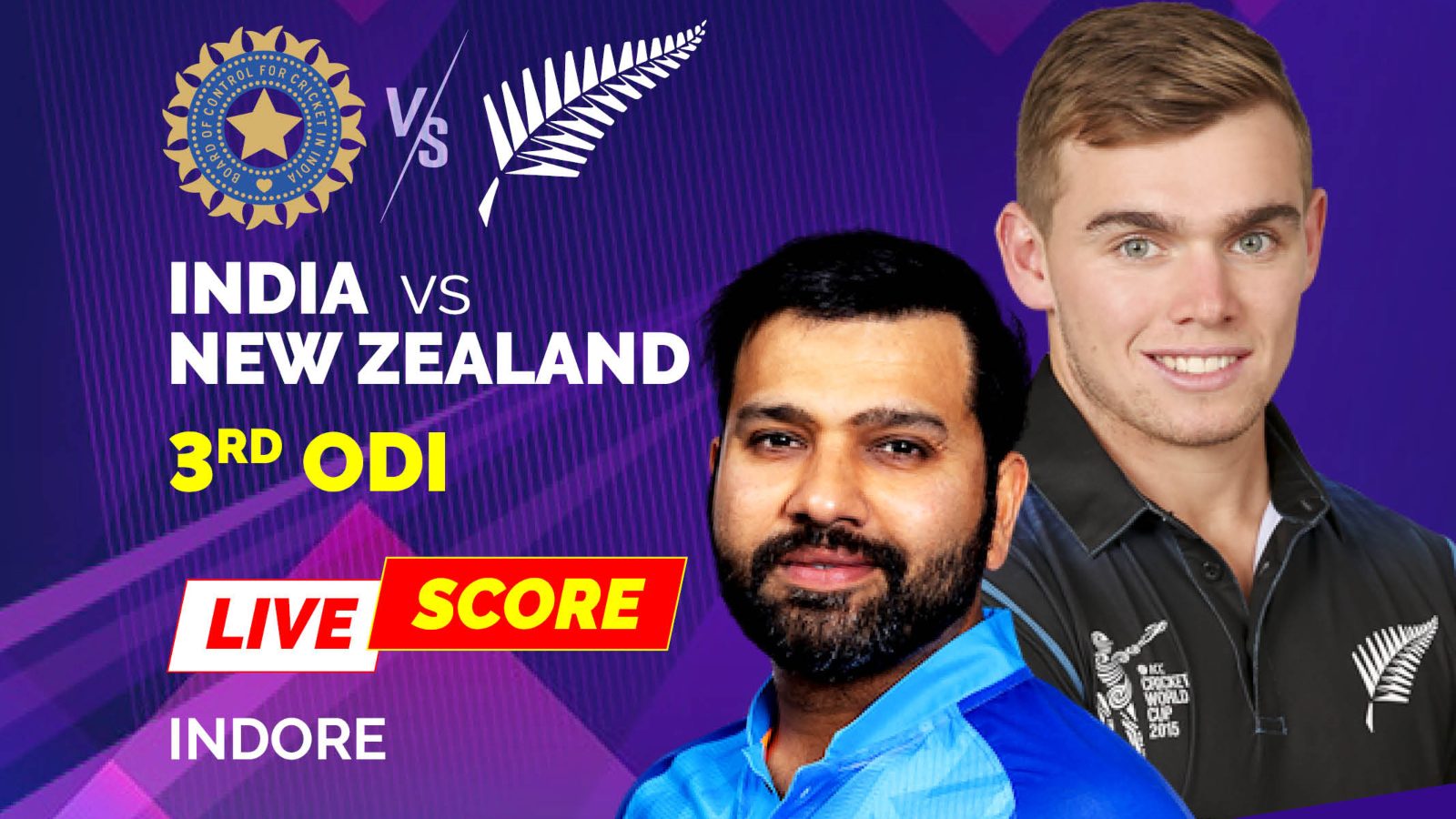 india vs new zealand odi live score today