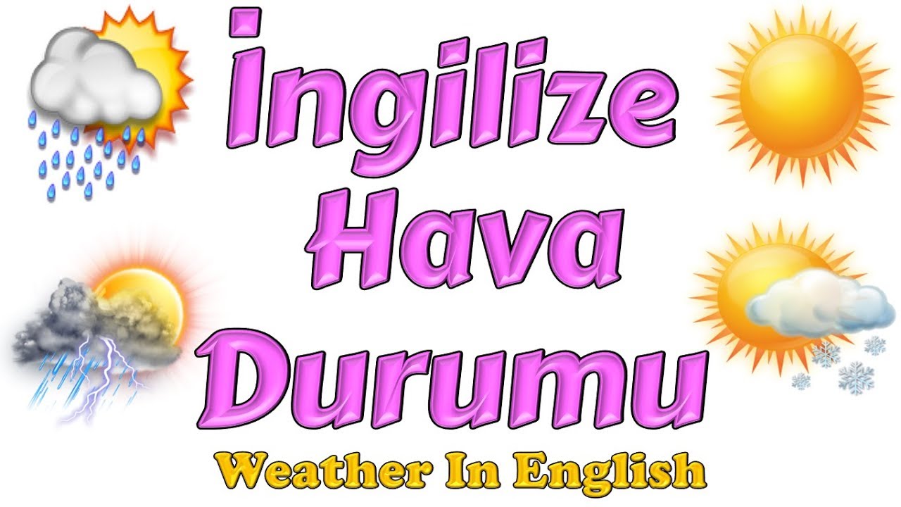 ingilizce hava durumu slayt indir