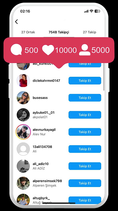 instagram takipçi hilesi 5000