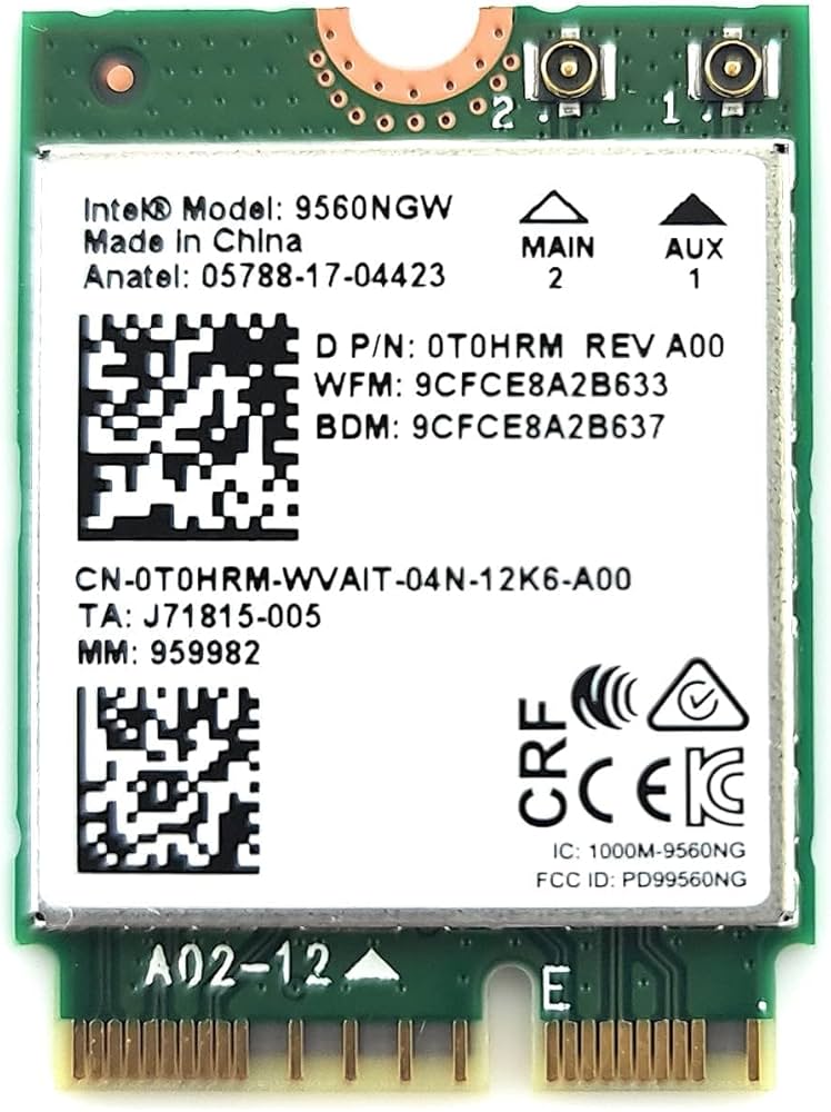 intel r wireless ac 9560