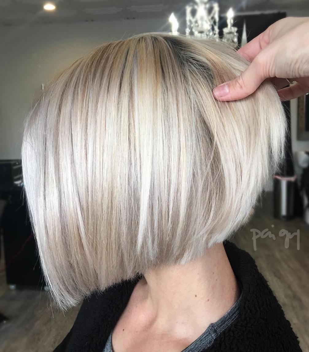 inverted bob haircut for thin hair