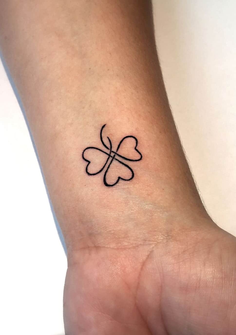 irish shamrock tattoo