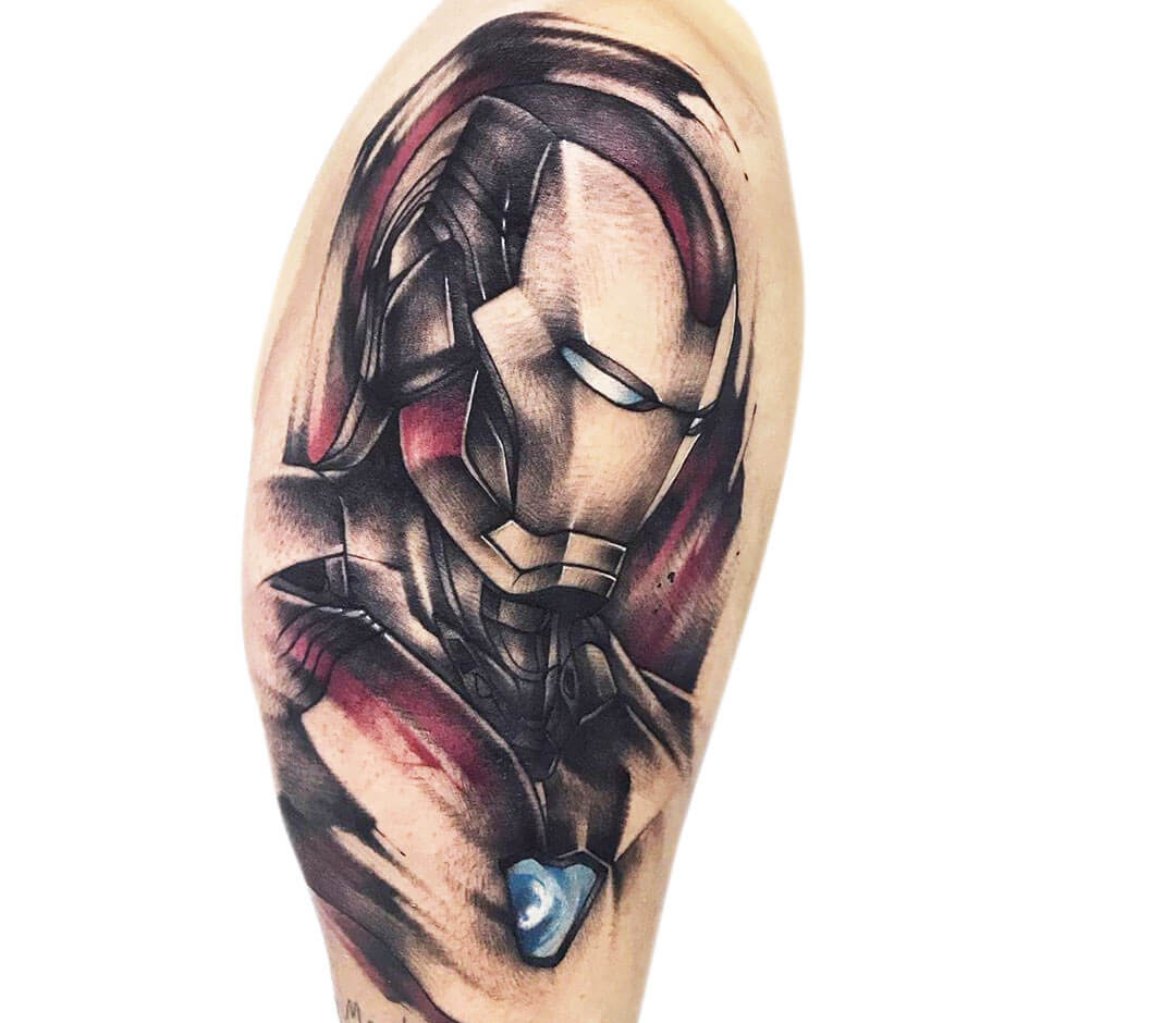 iron man tattoo