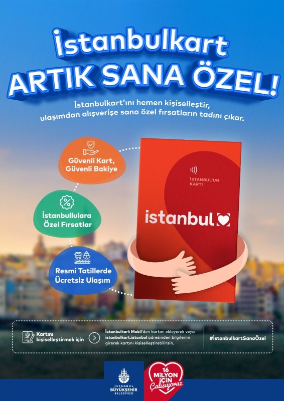 istanbulkart kişiselleştirme