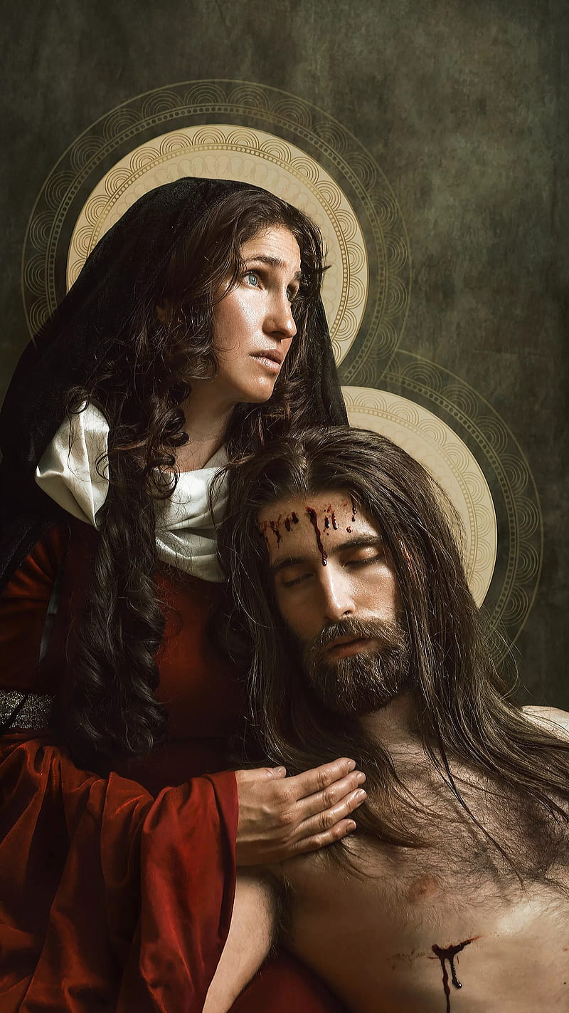 jesus and mother mary pics