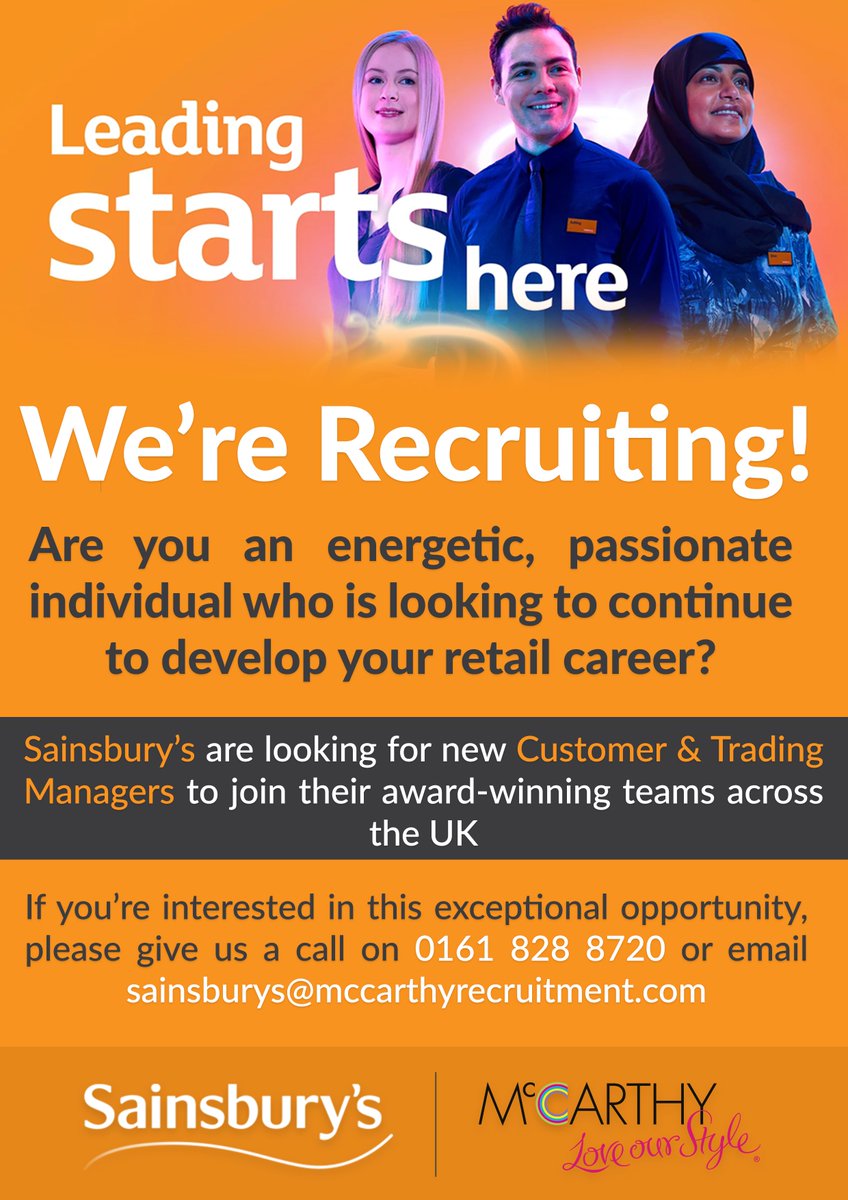 job vacancies in sainsburys