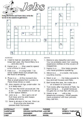 jobs crossword clue
