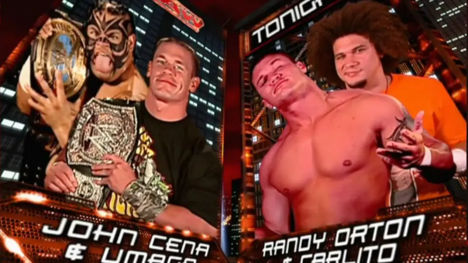 john cena jeff hardy carlito vs randy orton edge nitro