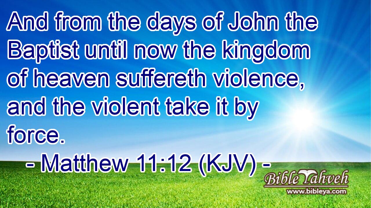 john the baptist kjv