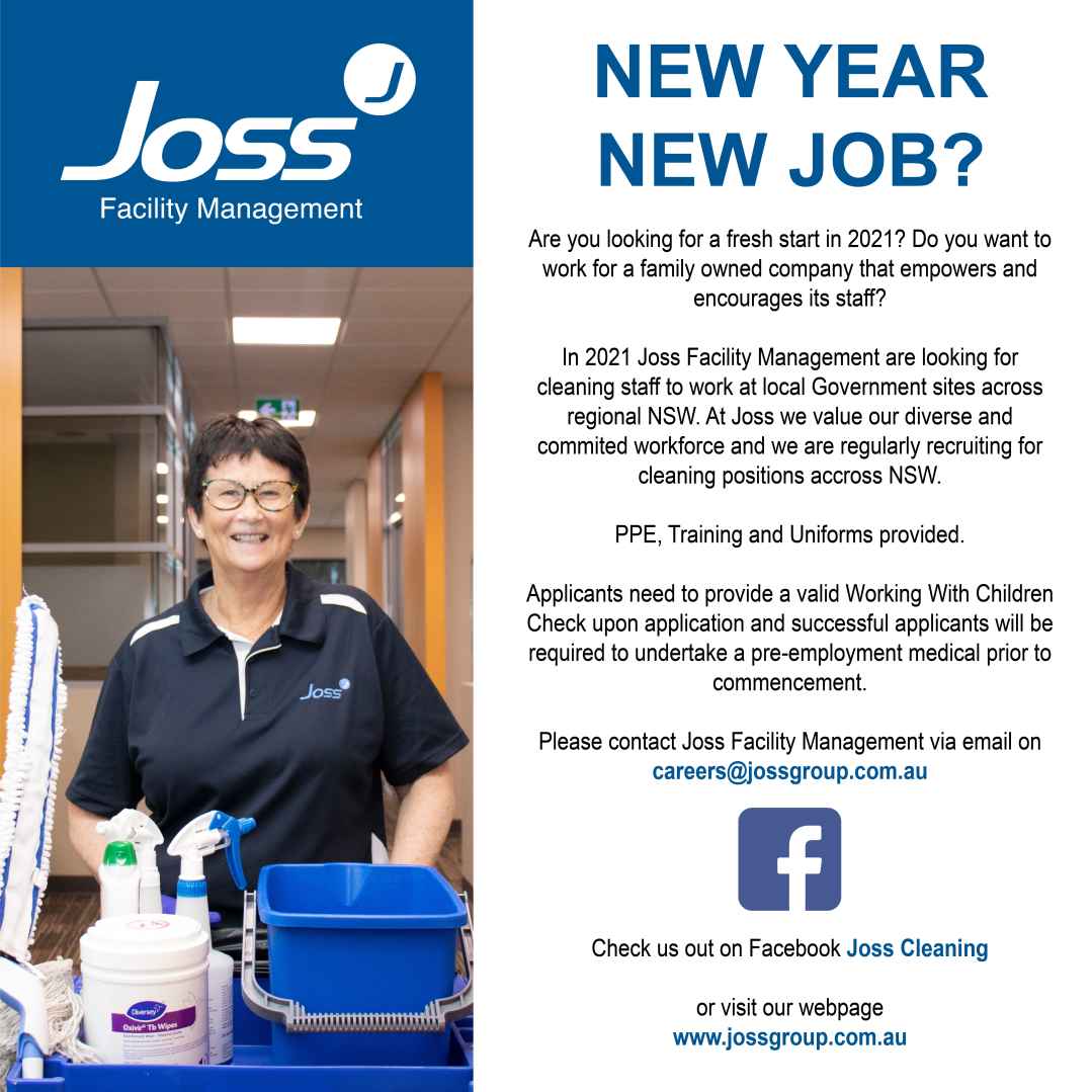 joss cleaning jobs