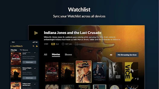 justwatch movies & tv shows