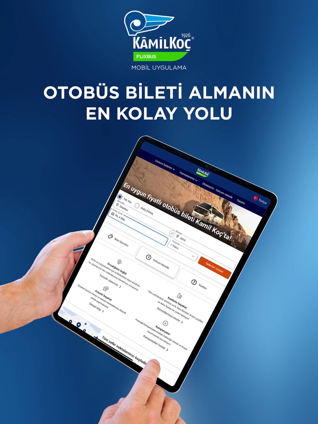 kamil koç web mobil