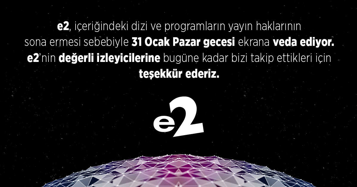 kanal e2 yayın akışı