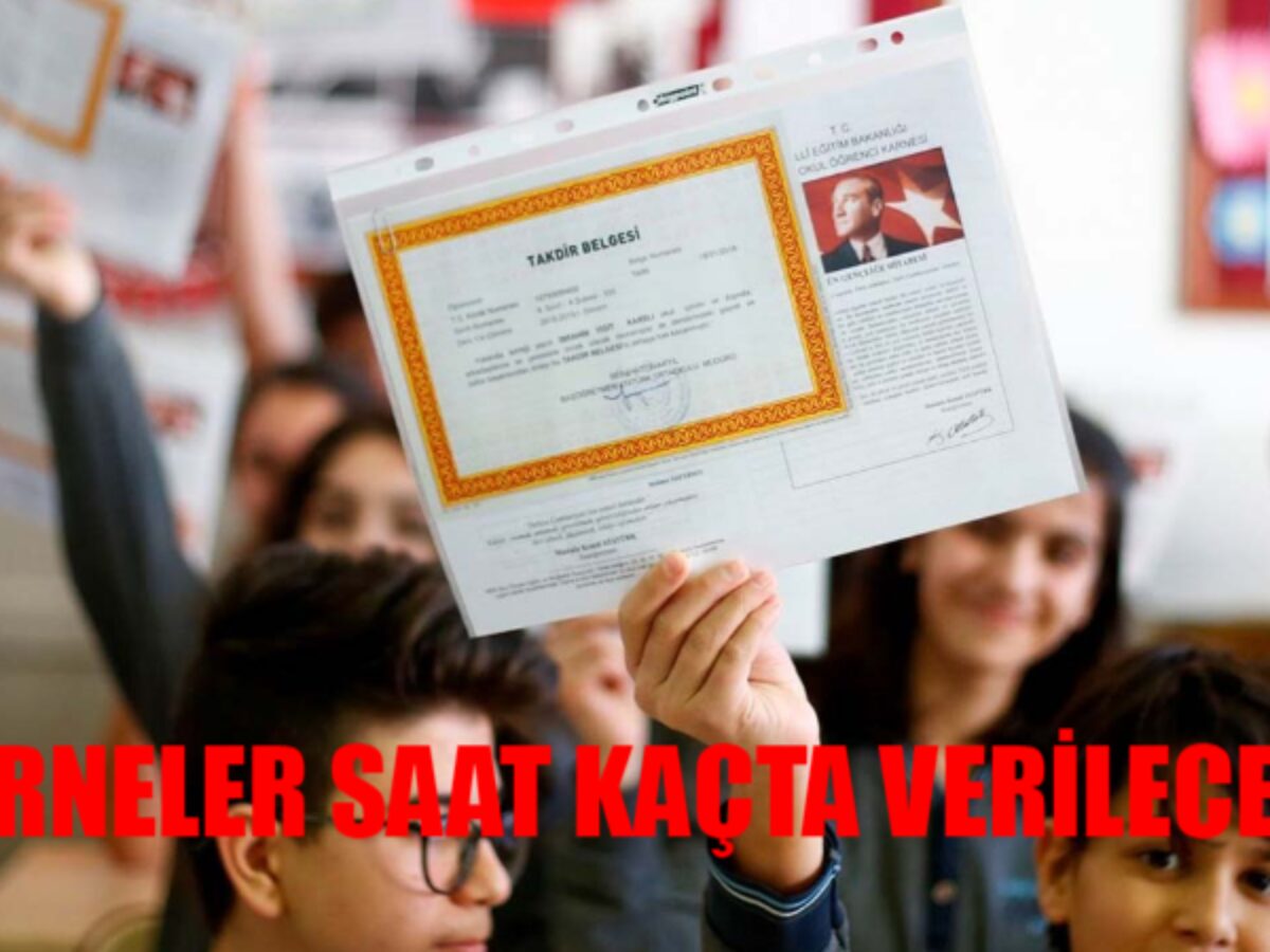 karneler ne zaman dağıtılacak 2019