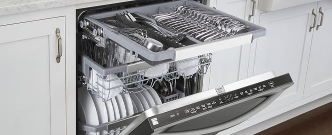 kenmore elite dishwasher not draining