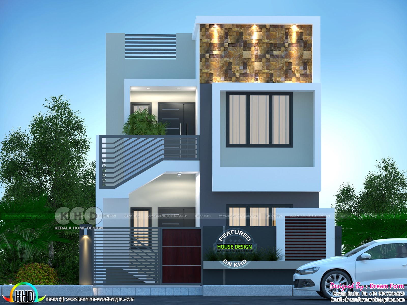 kerala duplex house design