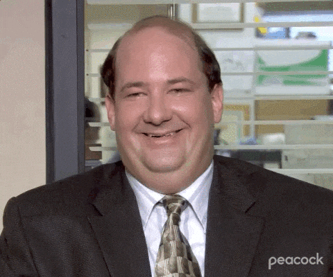 kevin malone laughing gif