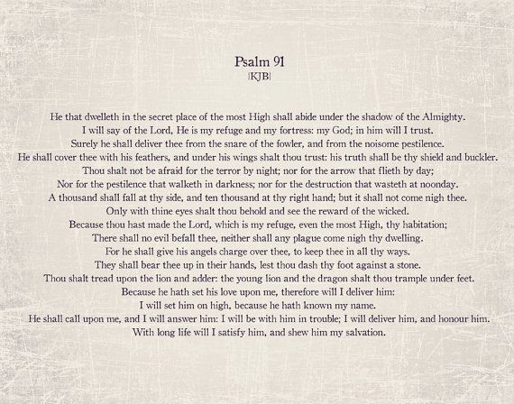 king james version psalm 91