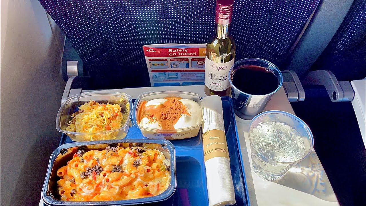 klm economy class meals