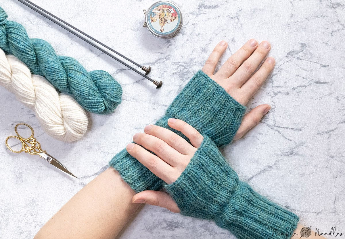 knitting patterns for gloves without fingers