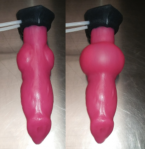 knot squirting inflatable dildo