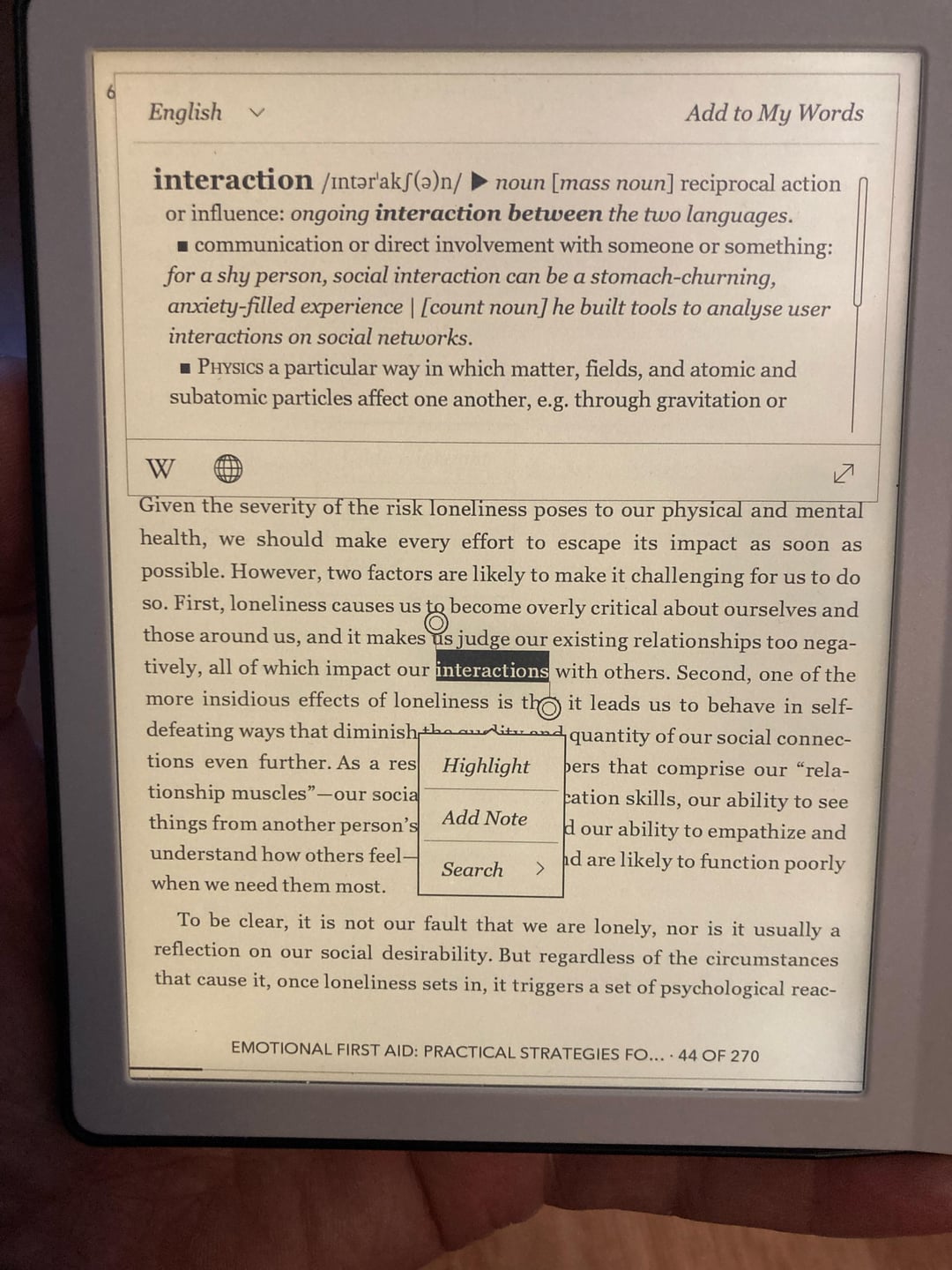 kobo dictionary