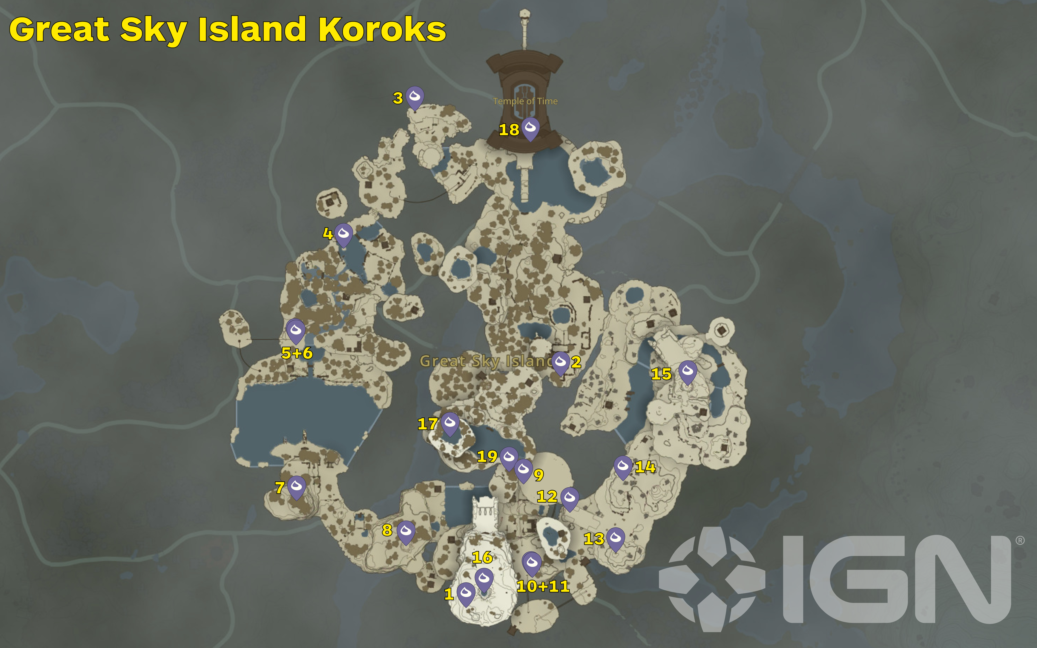 korok map totk