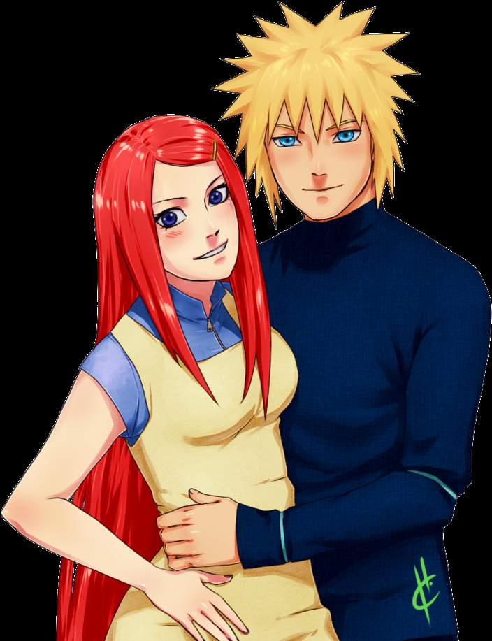 kushina uzumaki minato namikaze