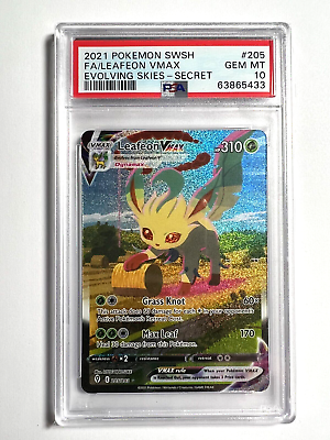 leafeon vmax alt art psa 10