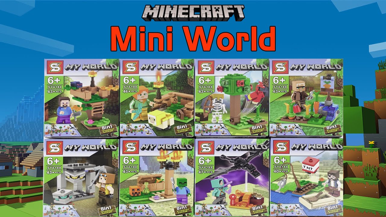 lego minecraft mini sets