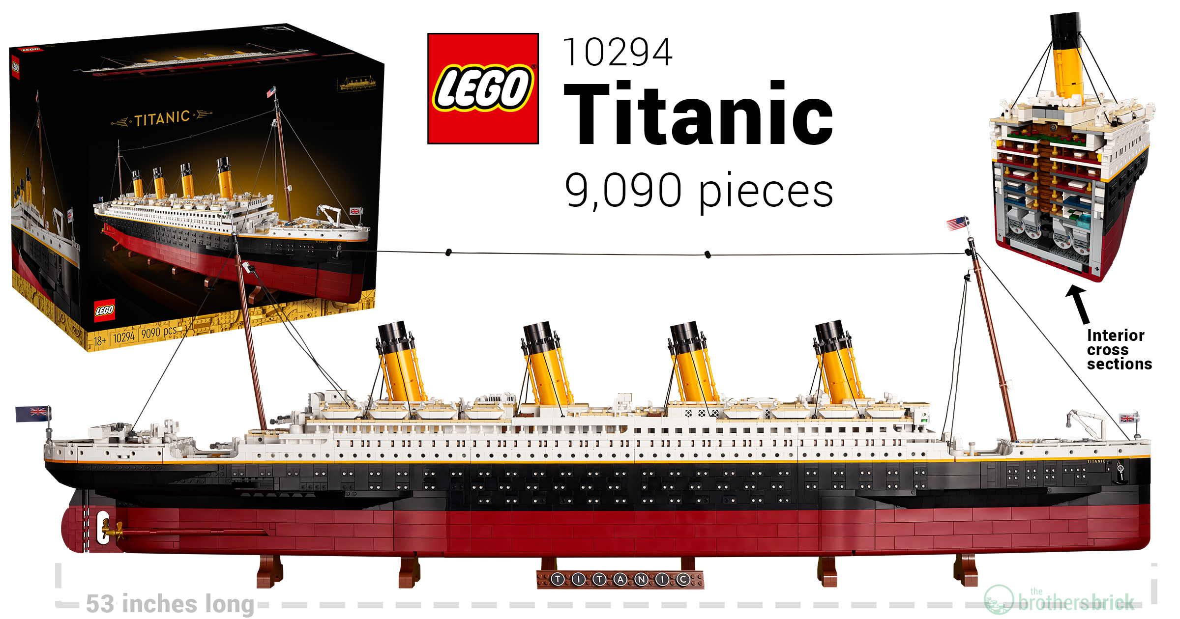 lego titanic lego set