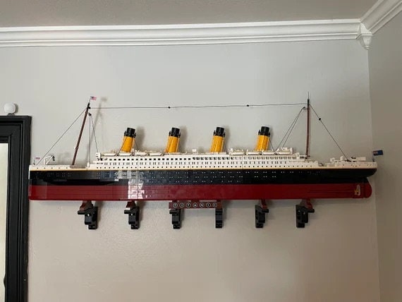 lego titanic wall mount