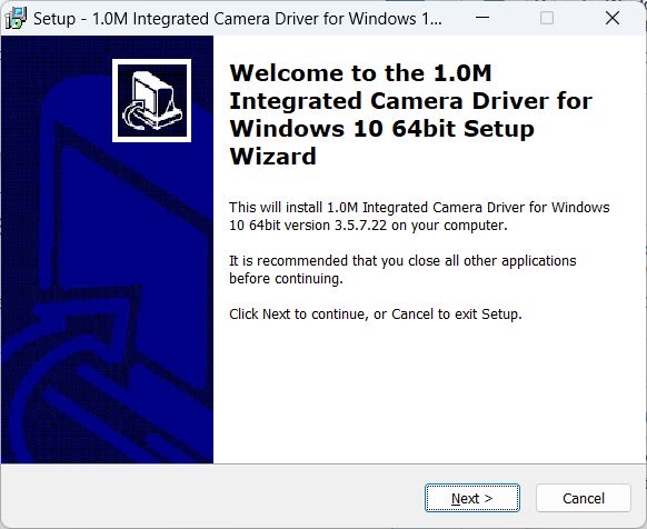 lenovo camera driver windows 10