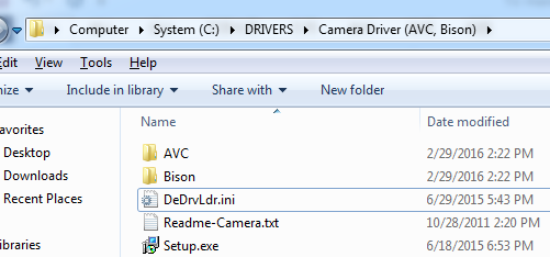 lenovo camera driver windows 7