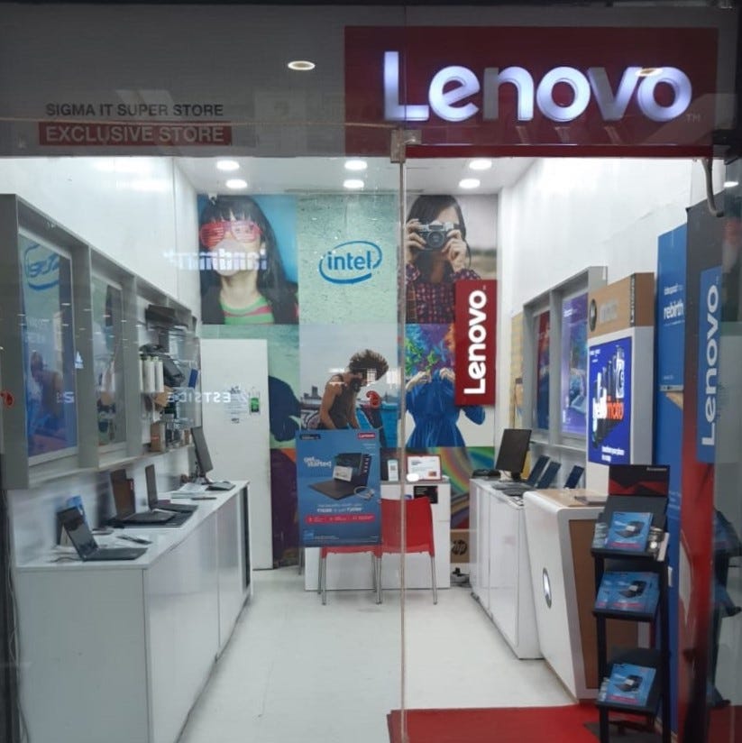 lenovo exclusive store sigma it super store