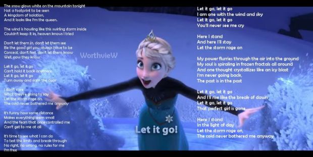 let it go let it go lyrics