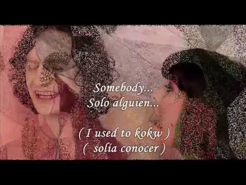 letra y traduccion de somebody that i used to know