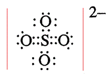 lewis structure of so42-