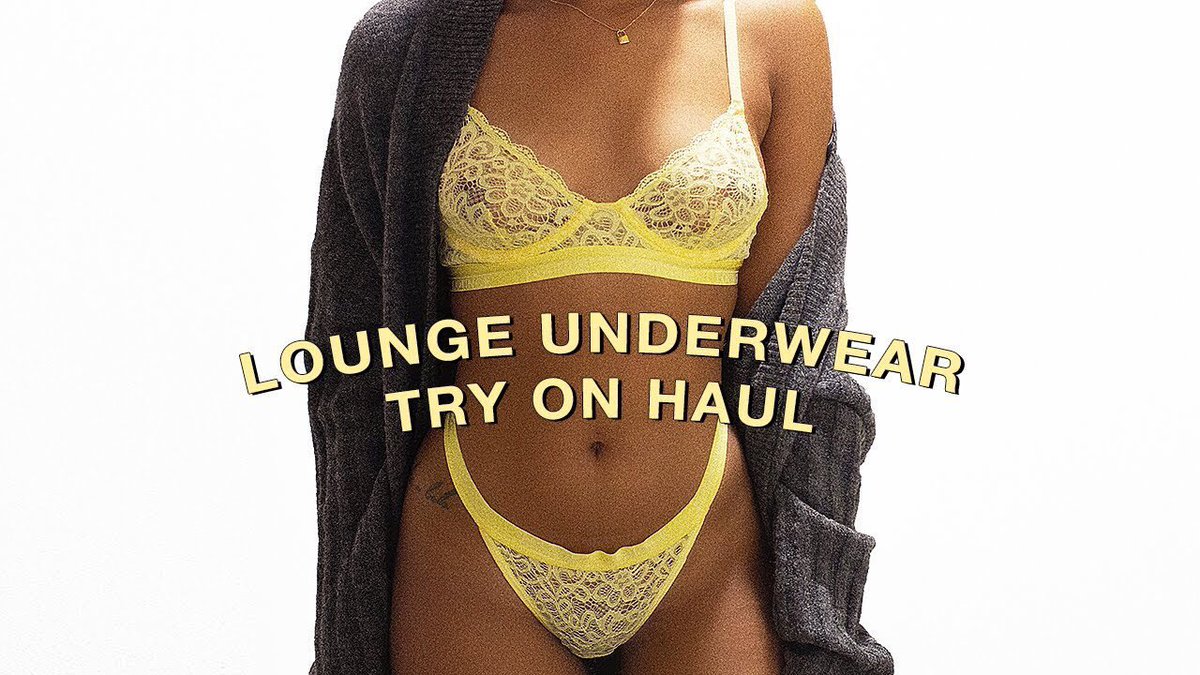 lingerie haul try on