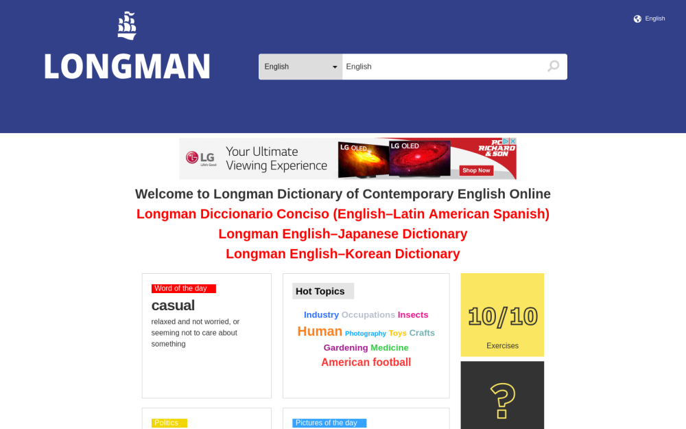 longman dictionary online