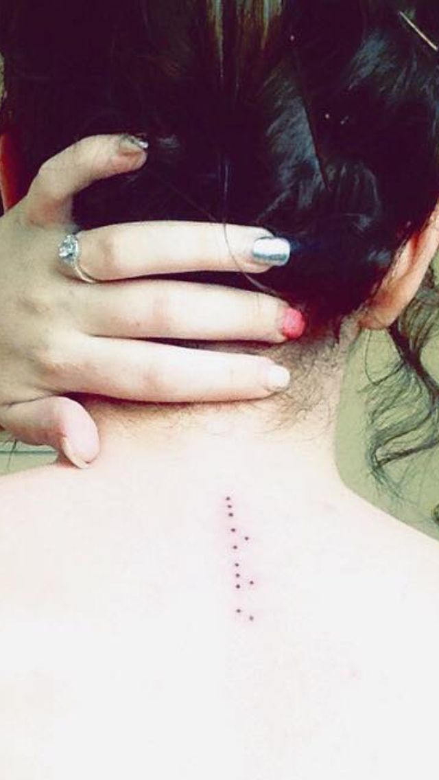 love is blind braille tattoo